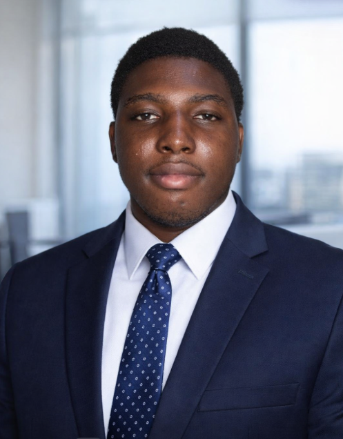 Ernest-Cyril Divine Onyeze in professional attire